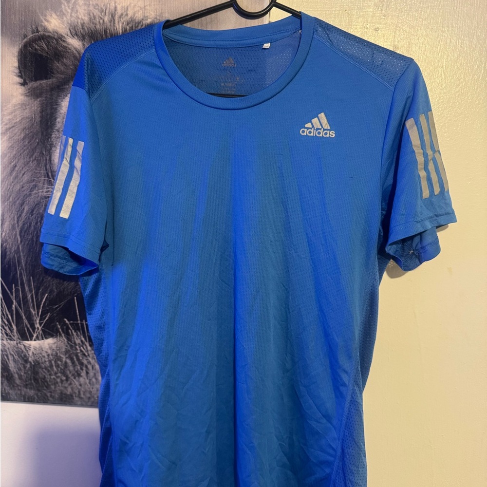 Adidas Men's Vibrant Blue Tee